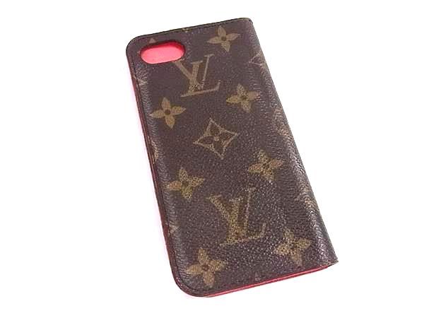 LOUIS VUITTON ヴィトン M61907 モノグラム フォリオ iPhone7/8/SE第2