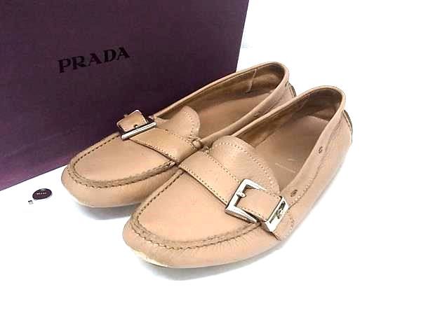 PRADA プラダ レザー ローファー 表記サイズ 34 1/2 (約21.5cm) 靴