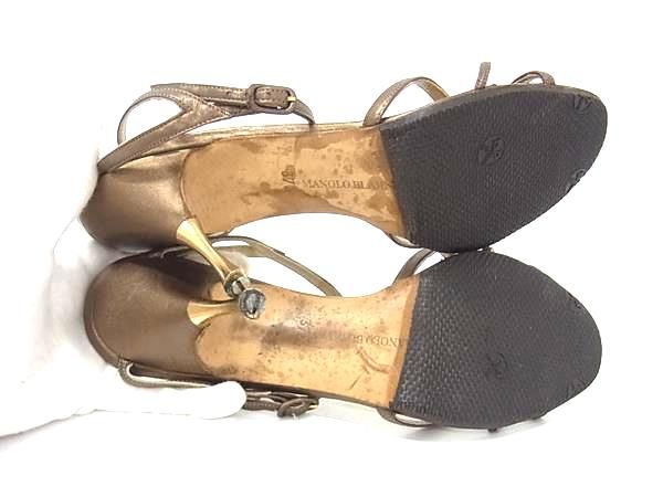 MANOLO BLAHNIK マノロブラニク レザー ピンヒール ハイヒール