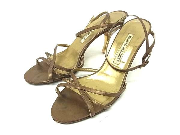 MANOLO BLAHNIK マノロブラニク レザー ピンヒール ハイヒール