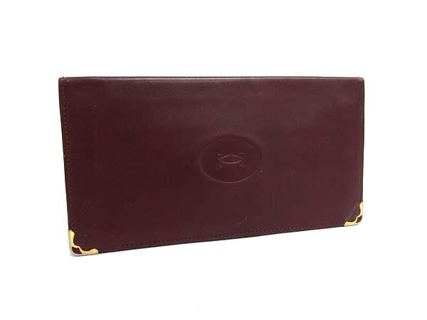 Cartier カルティエ マストライン レザー 二つ折り 長財布 ウォレット
