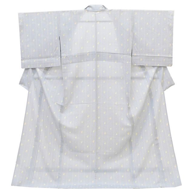 中古】 リサイクル着物 小紋 正絹 絹 SILK LLサイズ 高身長 大きめ