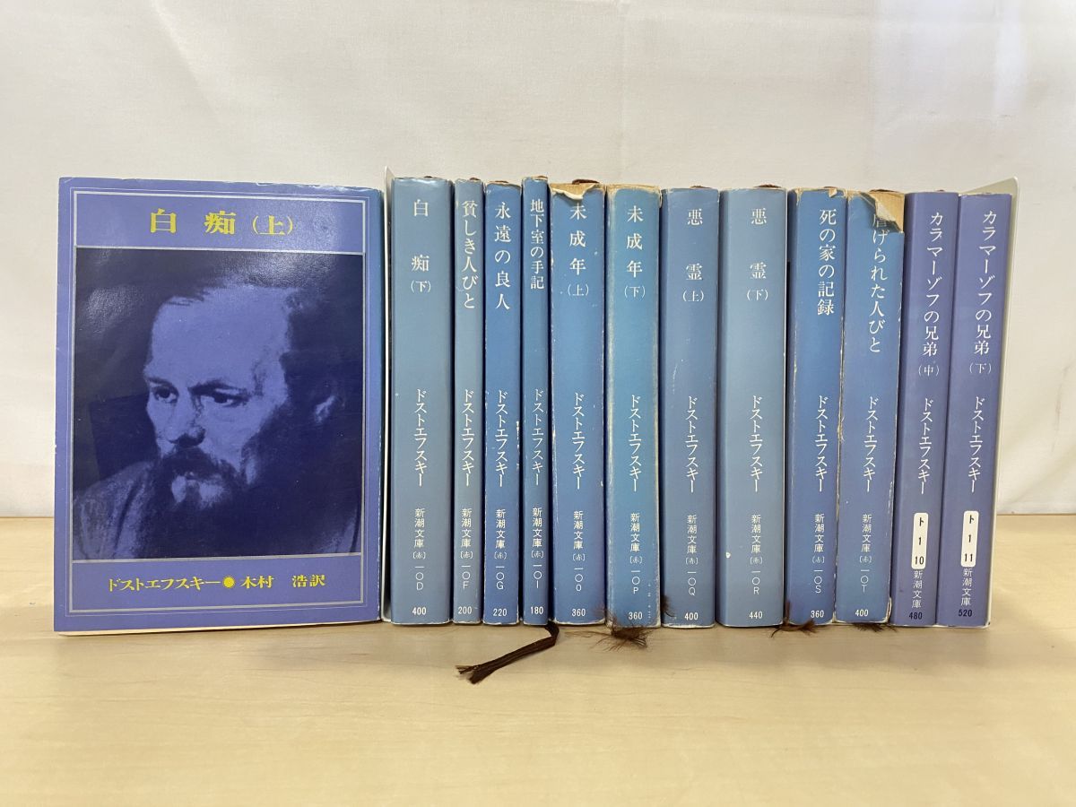 ドストエフスキー まとめて13冊セット【悪霊 上下 ／白痴 上下 ／未