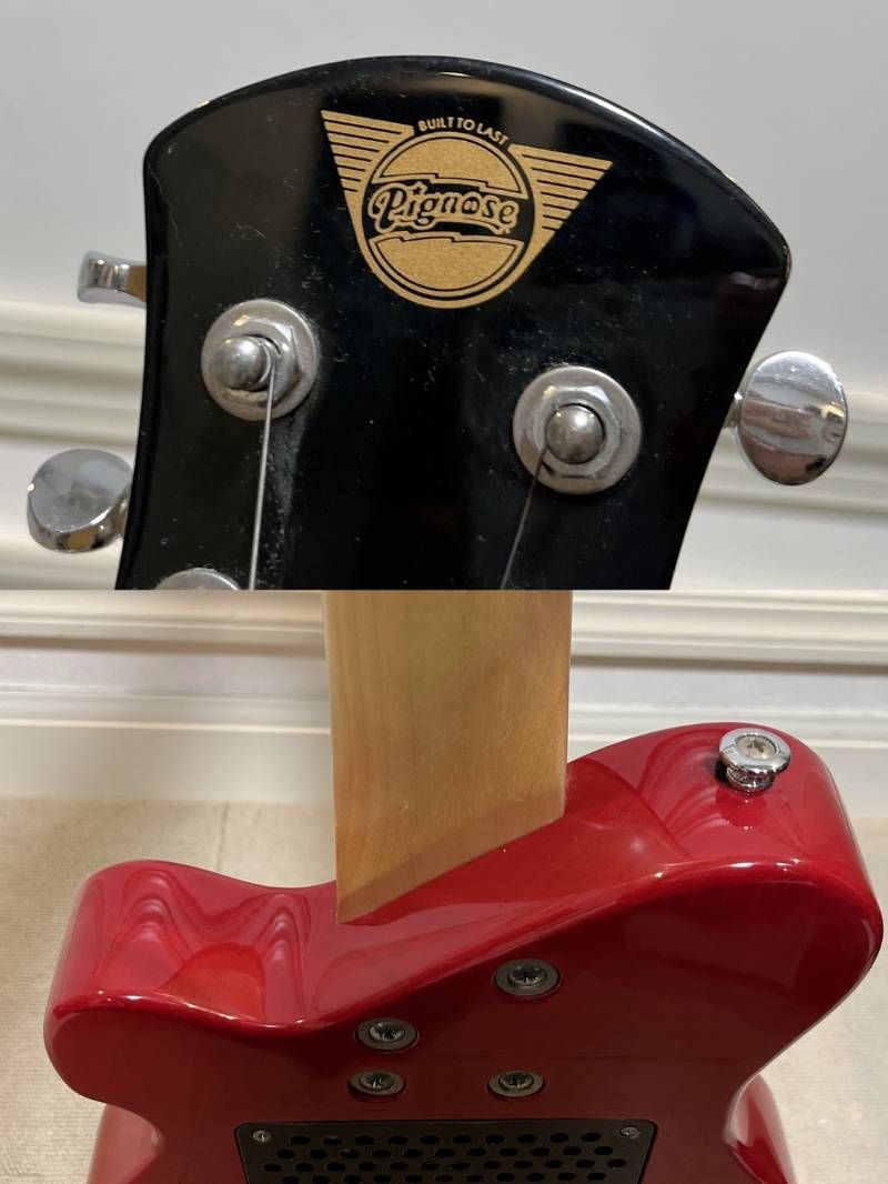 Pignose ミニエレキギター 内蔵アンプ ソフトケース付き ピグノース製