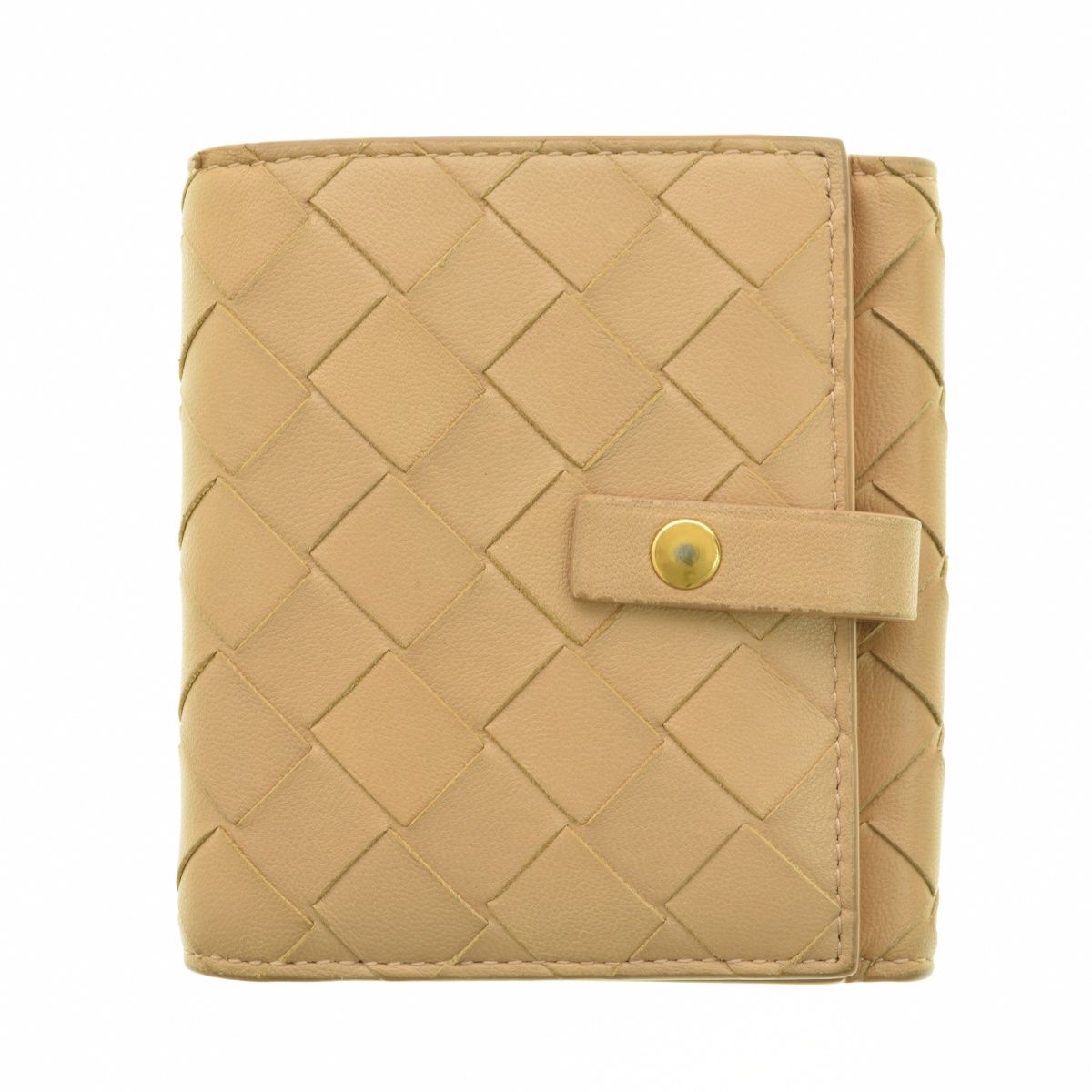 BOTTEGAVENETA】2つ折り イントレチャート財布 - メルカリ