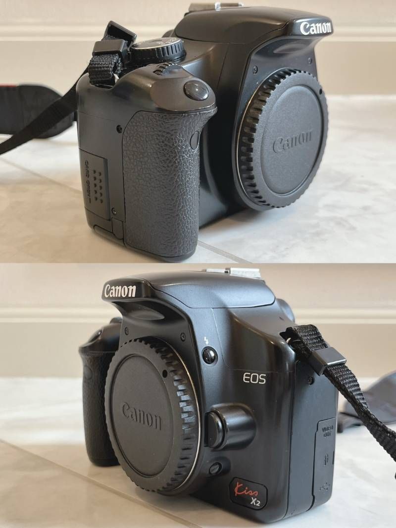 ② Canon EOS Kiss X2 DS126181 本体 レンズ EF-S55-250mm F4-5.6 IS