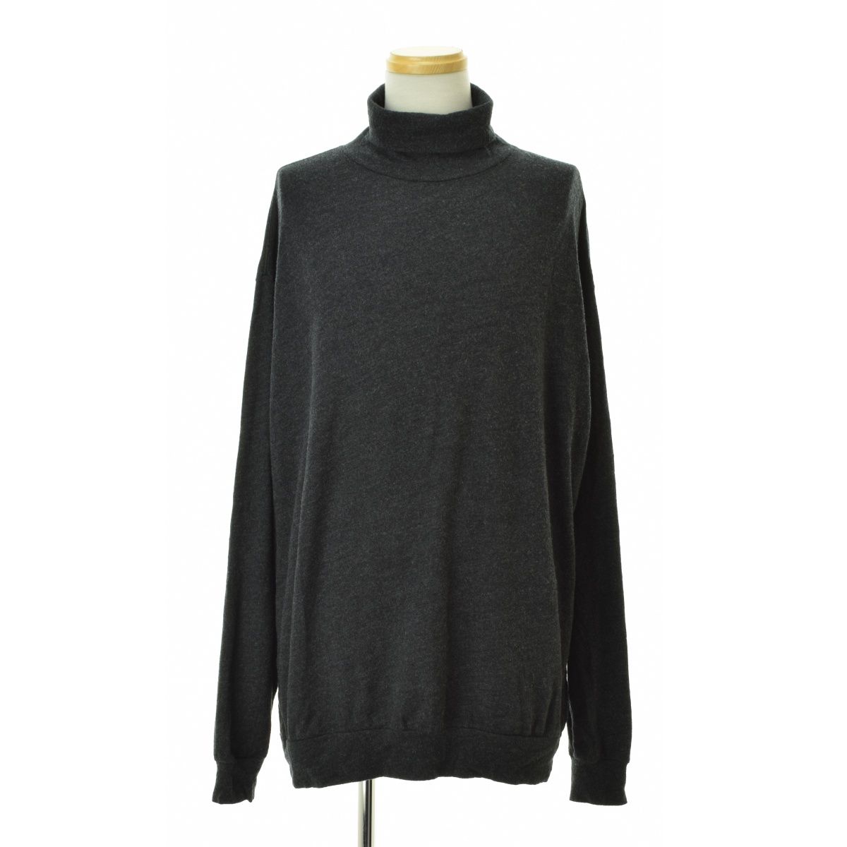 COMOLI】23AW Y03-05006 ウール天竺 タートルネック長袖ニットセーター