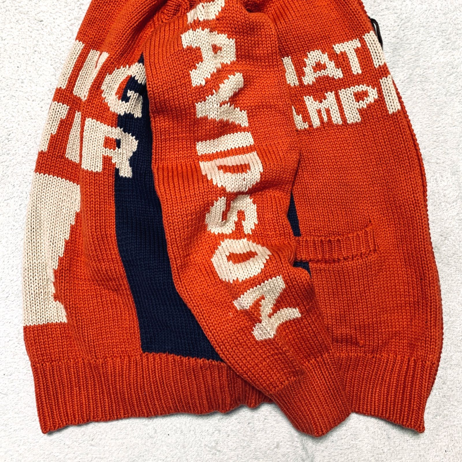 HARLEY DAVIDSON カウチンセーター ジップアップカーディガン ニット