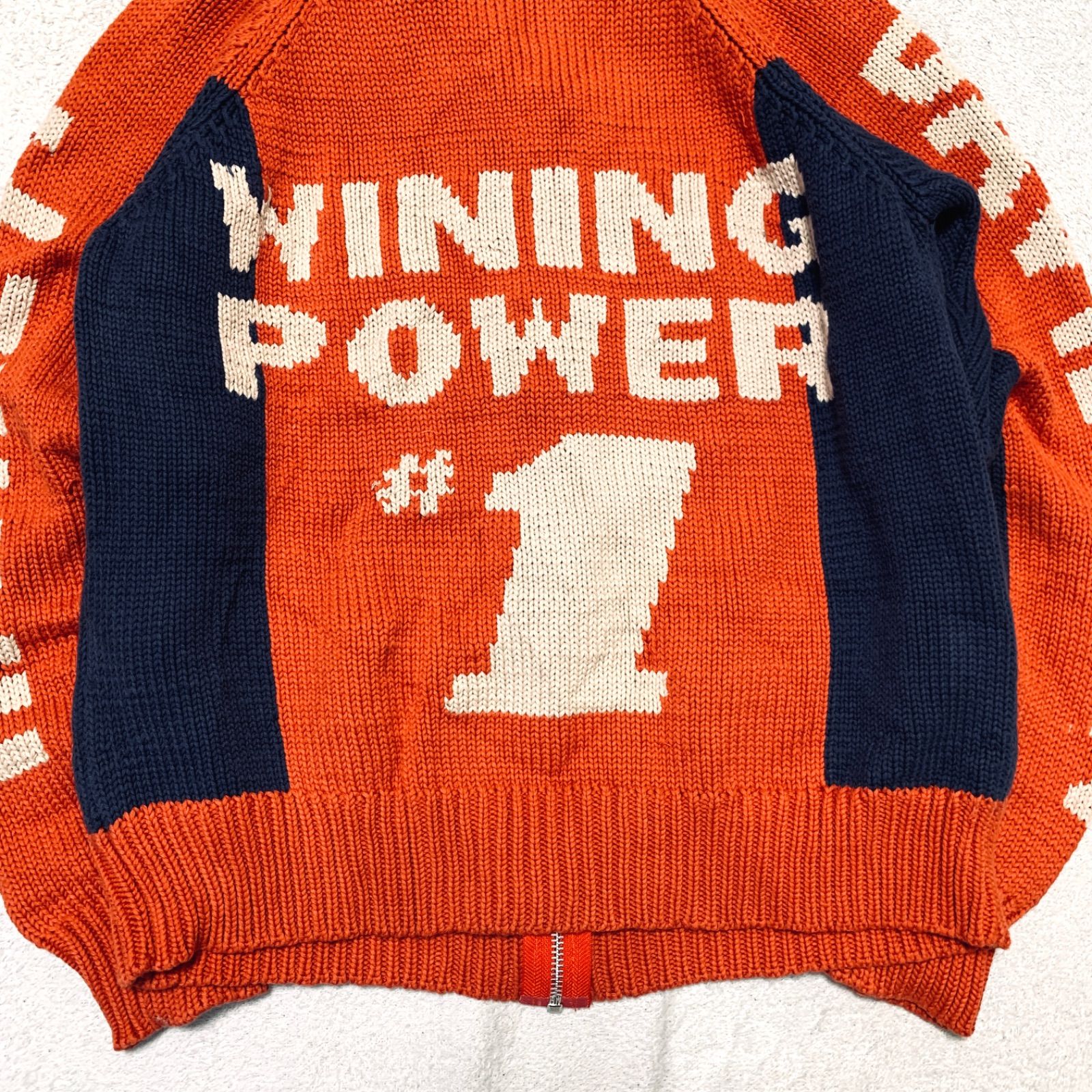 HARLEY DAVIDSON カウチンセーター ジップアップカーディガン ニット