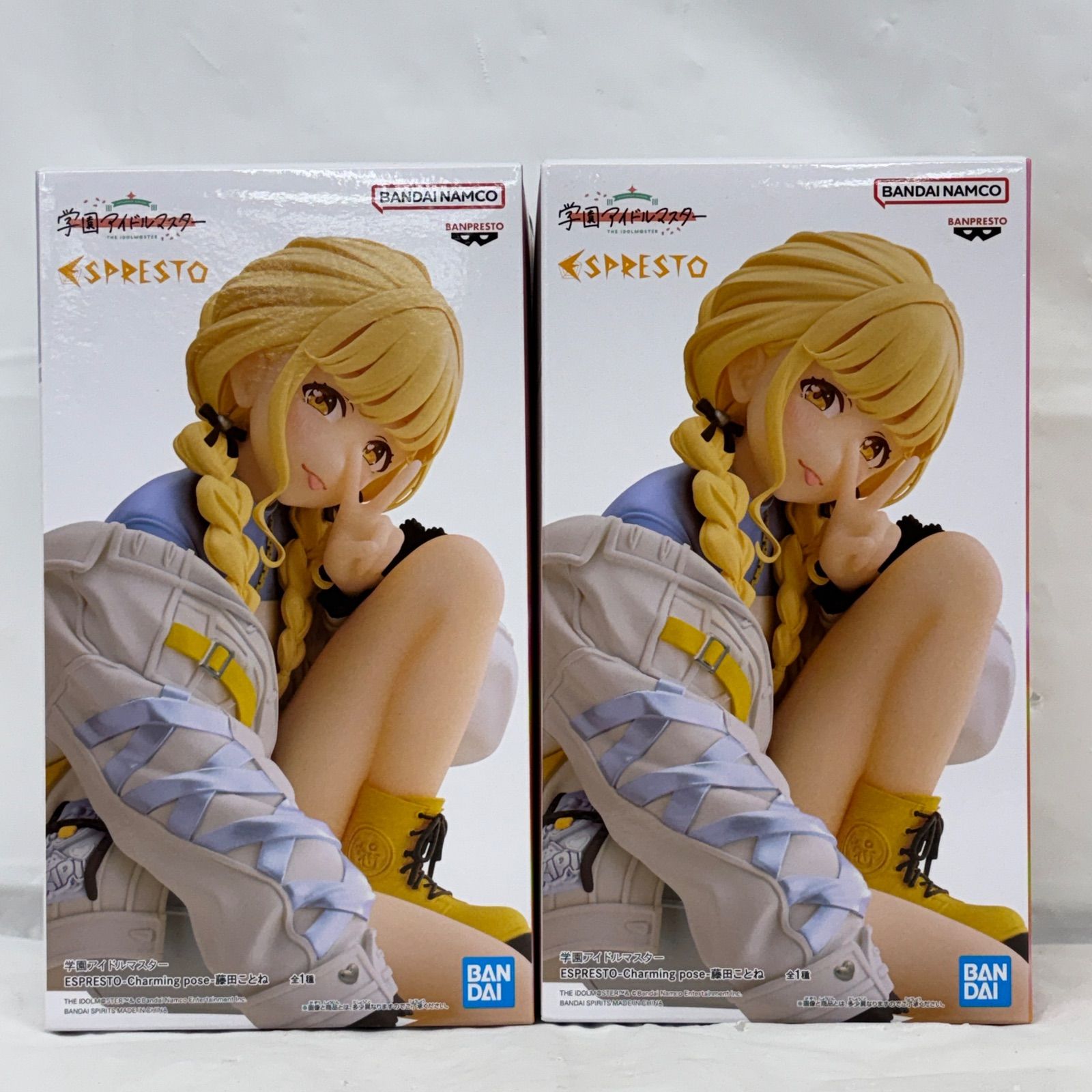未開封 学園アイドルマスター ESPRESTO フィギュア 藤田ことね 2個