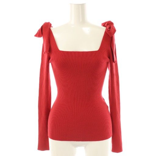 レッド 売れ筋 ヴァレンティノ RED VALENTINO リボンリブニット