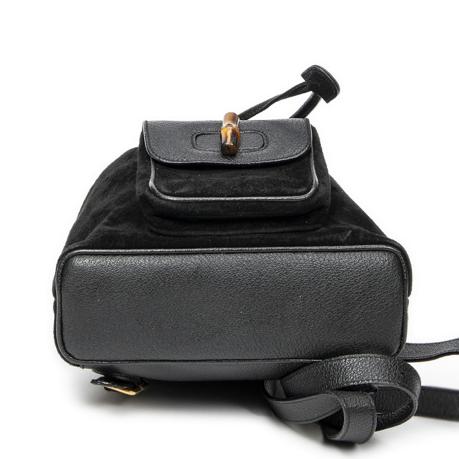 GUCCI バンブー グッチ スエード [中古] グッチミニバンブーリュック 