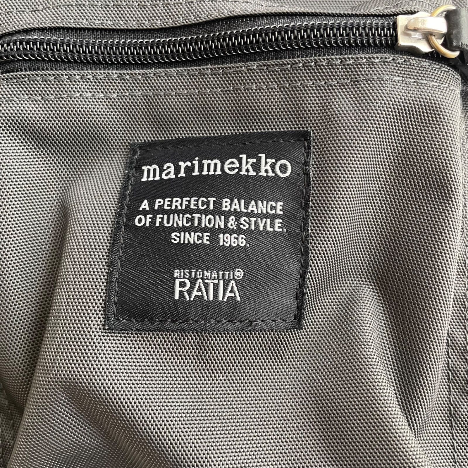 マリメッコ ショルダー バッグ RISTMATTI RATIA PAL グレー 含 その他 