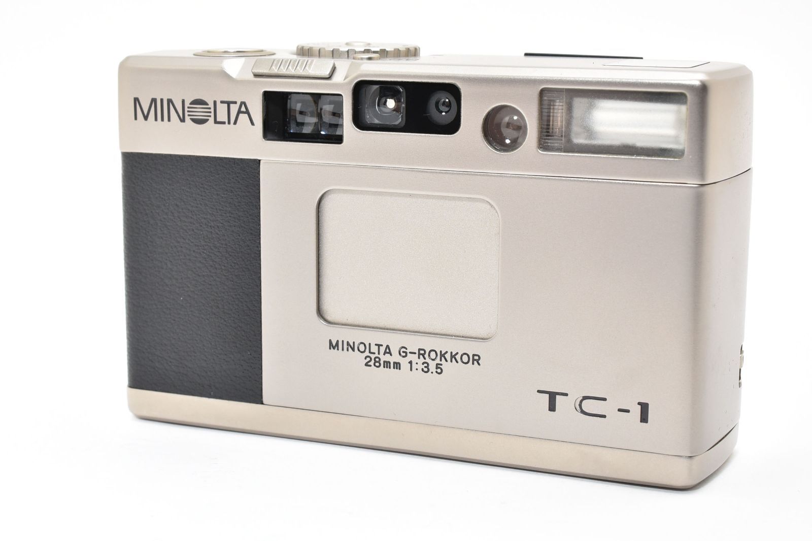 ★MINOLTA ミノルタ G-ROKKOR TC-1 28mm フィルムカメラ Minolta TC-1 35mm Film Camera Titanium Compact G-Rokkor 28mm f/3.5