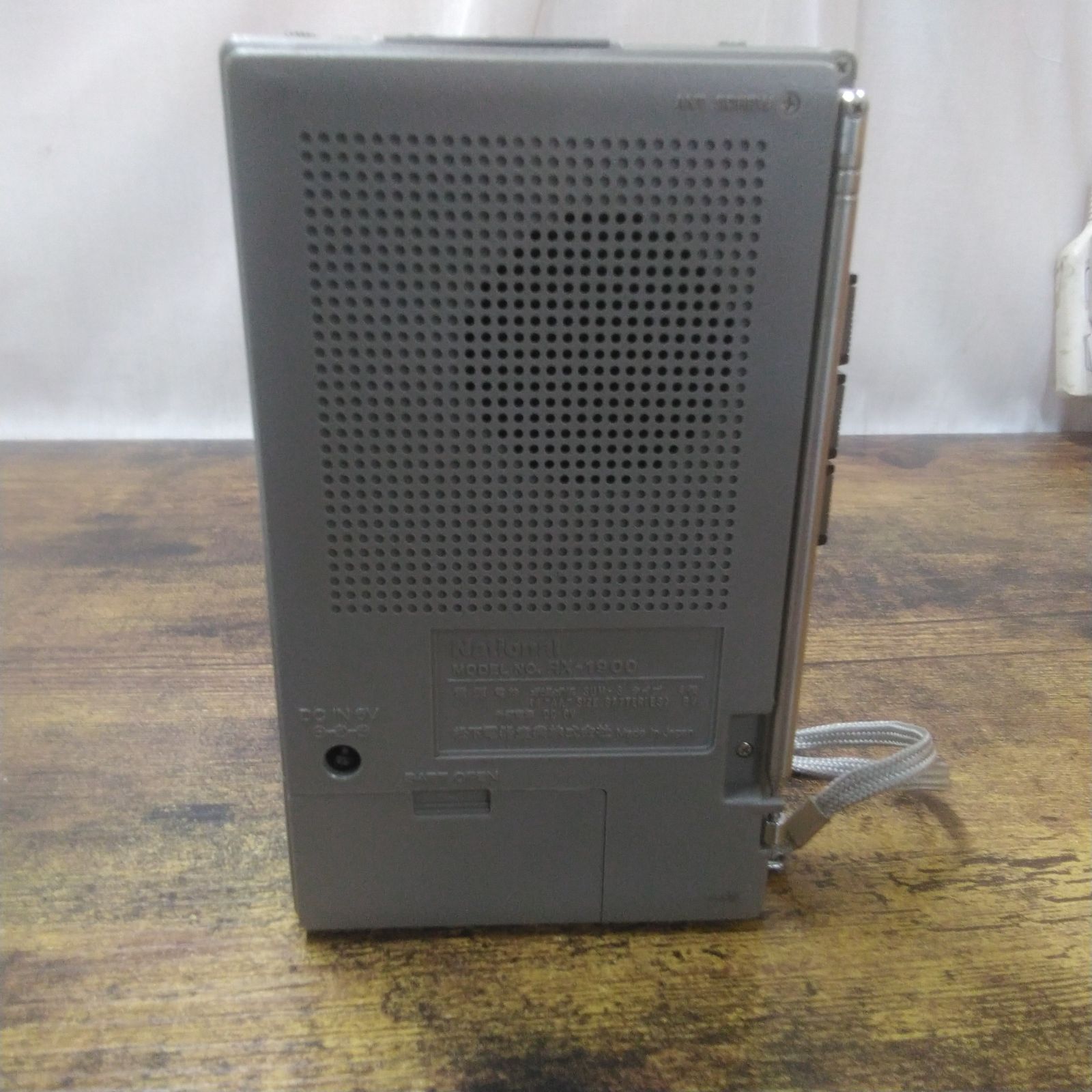 ナショナル ラジカセ ラジオカセット GO RX-1900 昭和レトロ 長期保管