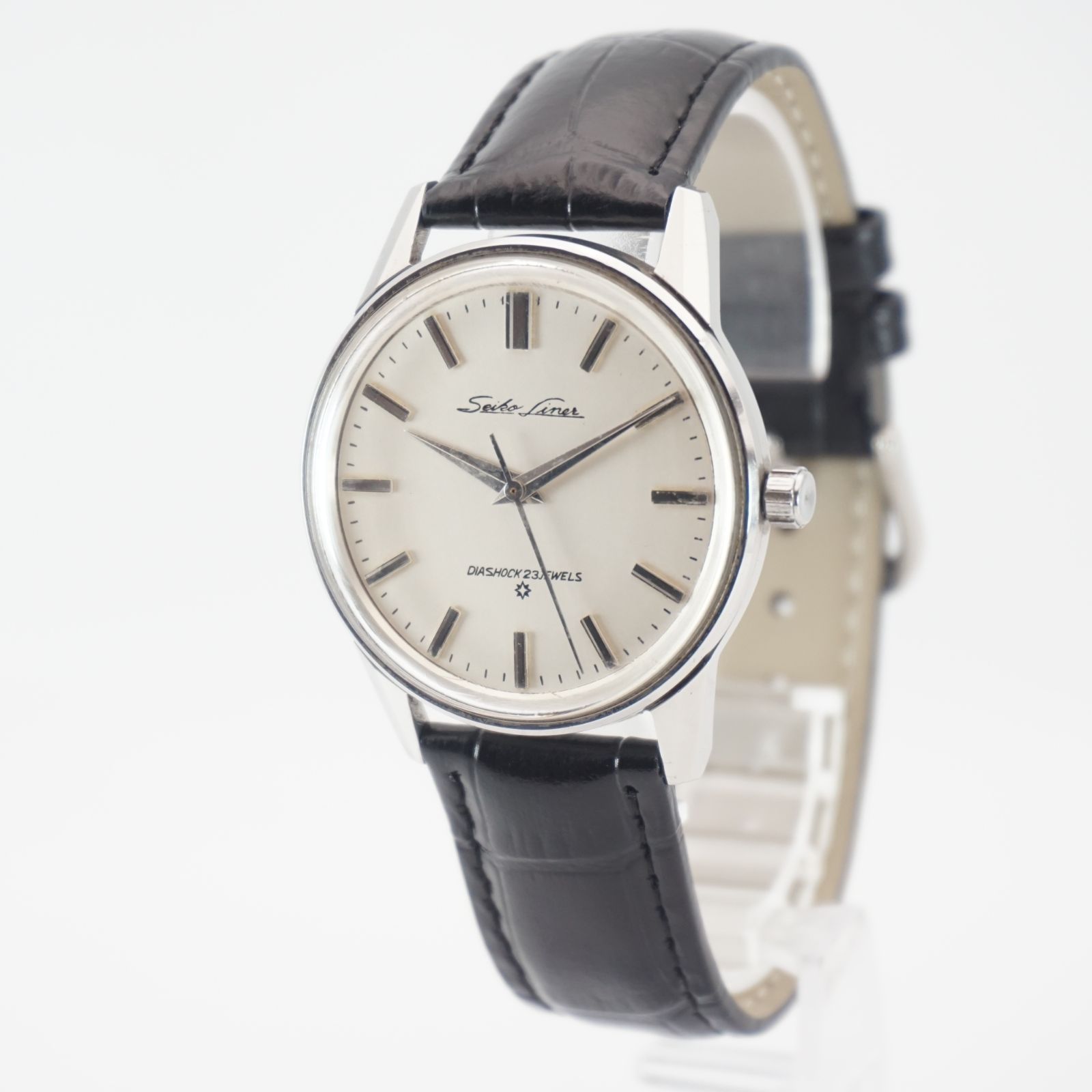 ⭐ SEIKO セイコー スカイライナー 14092 手巻き 23石 シルバー文字盤