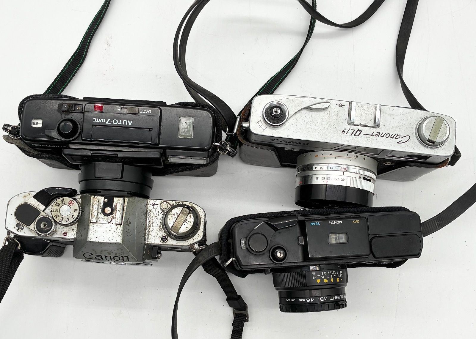 【ジャンク品　ばら売り不可】カメラ6台＋レンズ2台　おまとめ売り ジャンク品 ばら売り不可】カメラ6台＋レンズ2台 おまとめ売り