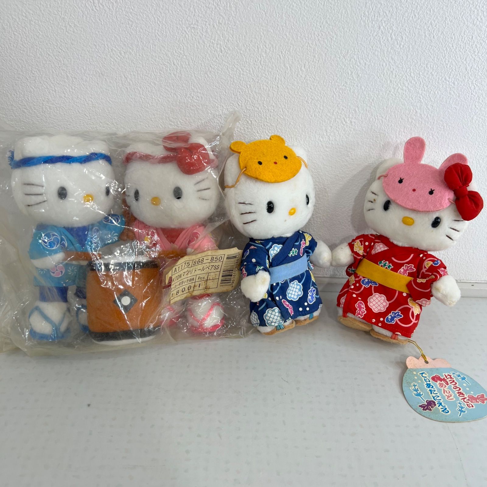レア ハローキティ　キティ　レトロ　ぬいぐるみ　はろうきてぃ　千万両 招き猫 レア ハローキティ キティ レトロ ぬいぐるみ はろうきてぃ 千万両