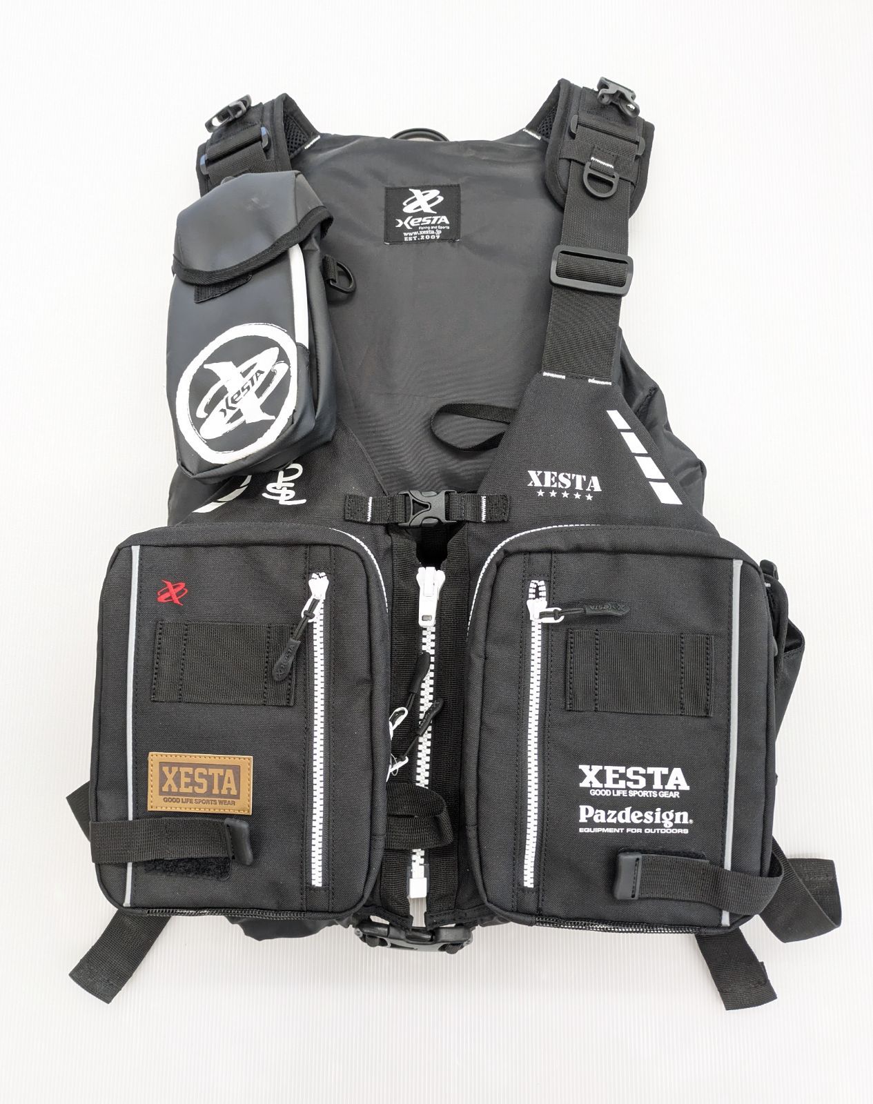 1 品 ゼスタ エクストリームゲームベスト アルティメット ブラック×ホワイト