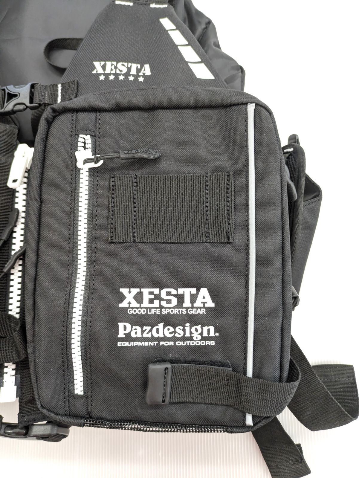 1 品 ゼスタ エクストリームゲームベスト アルティメット ブラック×ホワイト