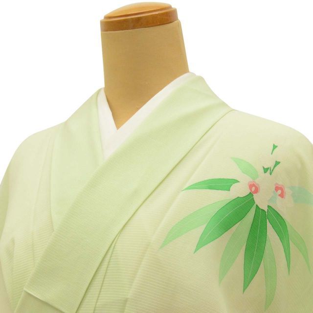 訪問着 リサイクル 着物 中古 付下げ 夏 絽 身丈160cm M 裄64cm 正絹