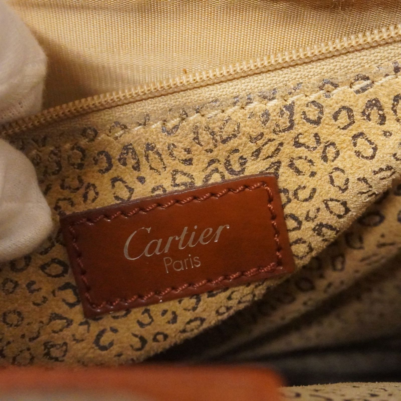カルティエ(Cartier) カルティエ トートバッグ パンテール レザー
