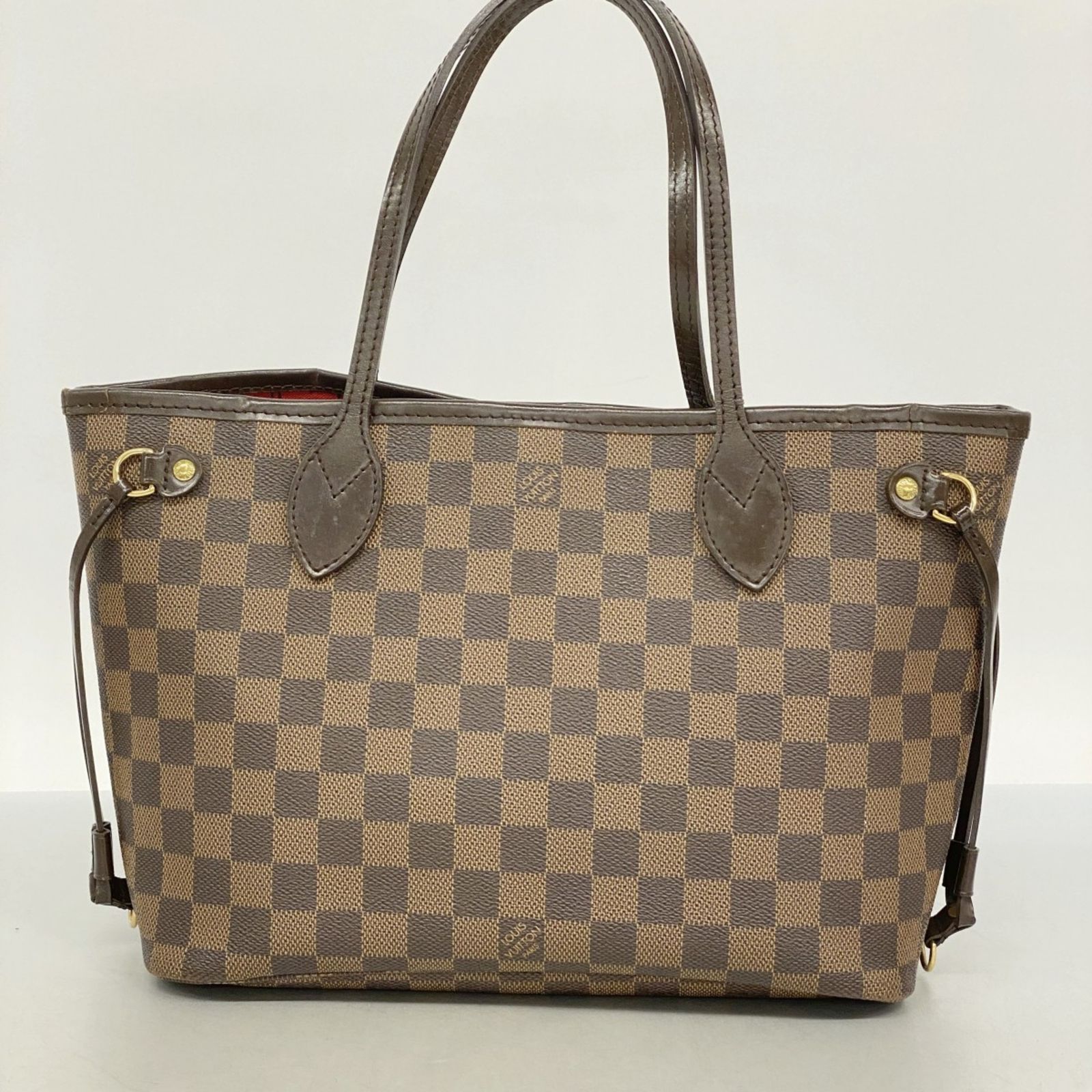 美品　ヴィトン　ダミエ　ネヴァーフルPM トートバッグ　ブラウン　N51109 ルイ・ヴィトン(Louis Vuitton) ルイ・ヴィトン トートバッグ ダミエ