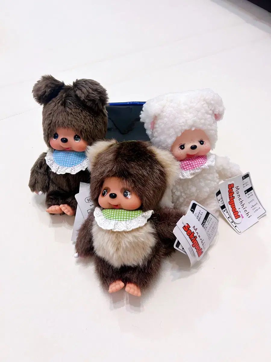 モンチッチ チムたん 3体セット チャムS タヌタヌS スタンダード クマS 
