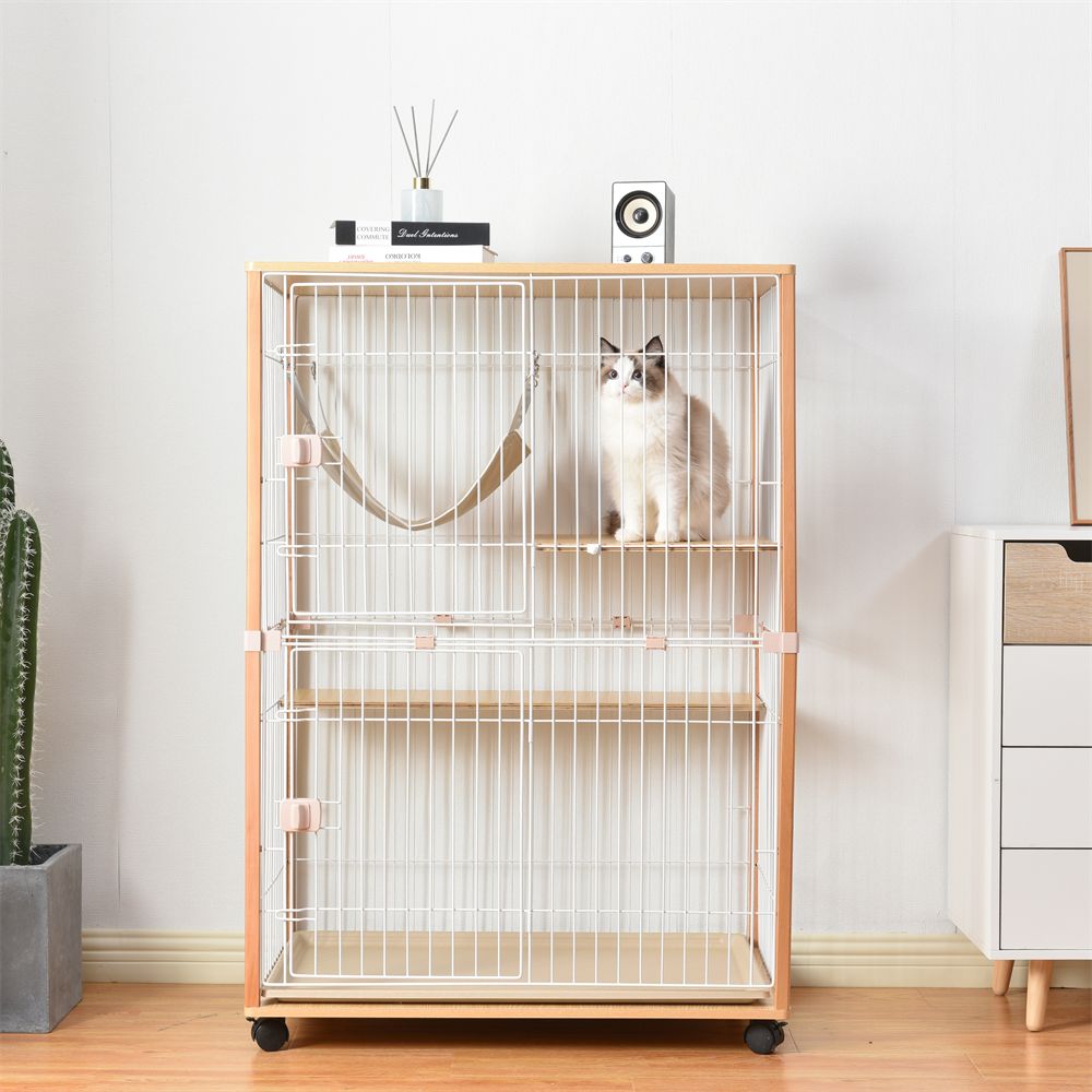 猫 キャットケージ ケージ 木製 キャットハウス ネコ ハウス 留守番 保護 猫 キャットケージ 木製 キャットハウス ネコ ハウス 留守番 保護 脱走