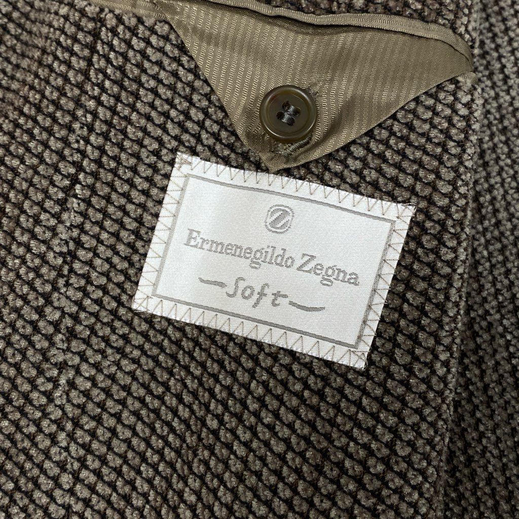 23L22 【美品】Ermenegildo Zegna エルメネジルドゼニア テーラード