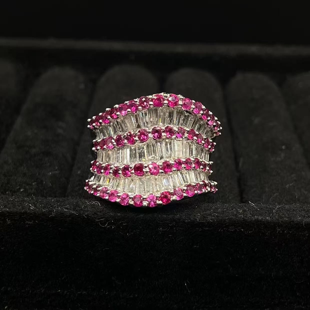 サファイア1 5 ct ダイヤモンド1 6 リング 13号 750 X 9925