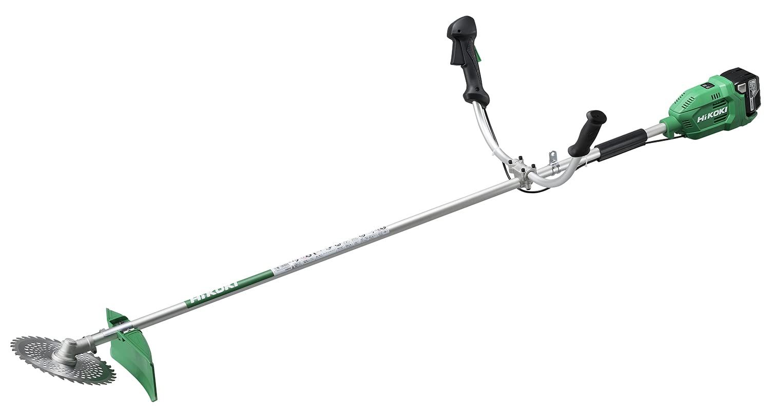 HiKOKI ハイコーキ 18 V 充電式 刈払機 草刈機 刈刃径230 mm 両手ハンドル 蓄電池 充電器 チップソー付 CG DA JC