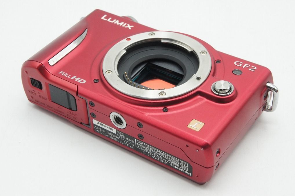 Panasonic DMC-GF2 レッド コンパクトデジタルカメラ美品 Panasonic DMC-GF2 レッド コンパクトデジタルカメラ美品 中古