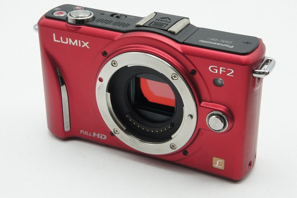 パナソニック Panasonic LUMIX DMC-GF2 レッド 美品 箱付 良品 Panasonic パナソニック LUMIX DMC-GF2 ボディ ミラーレス一眼