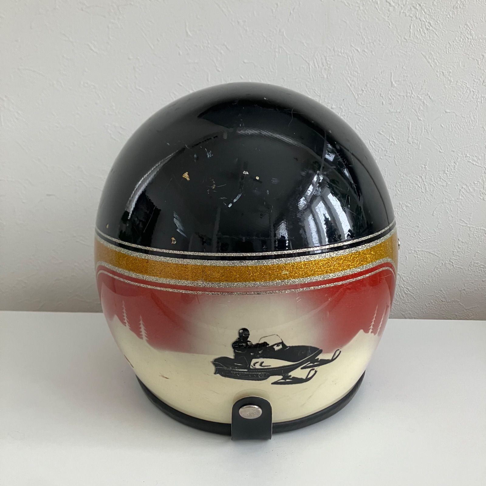 ビンテージヘルメット☆NJL Lサイズ 70年代 黒 旧車 ハーレー フル