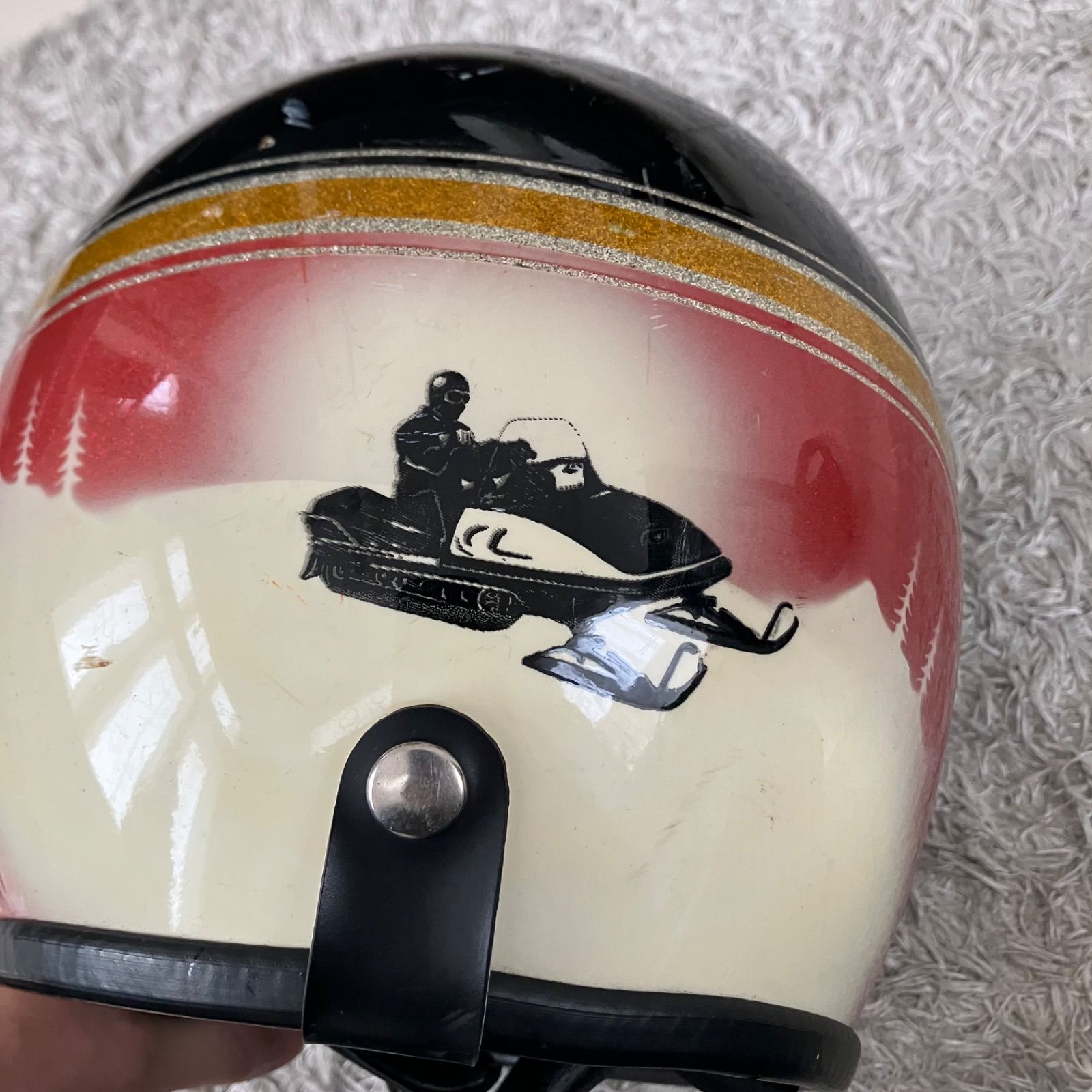 ビンテージヘルメット☆NJL Lサイズ 70年代 黒 旧車 ハーレー フル