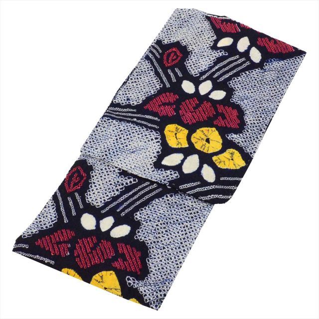 中古】 有松鳴海絞り 浴衣 単品 木綿 浴衣リサイクル レディース 身丈