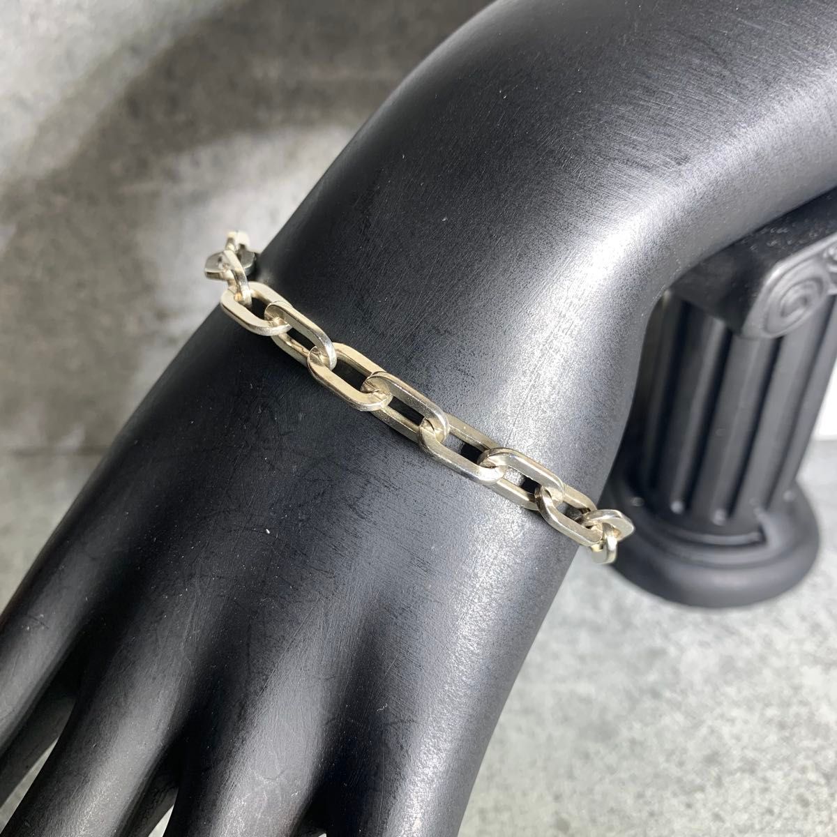ティファニー 希少 エリプス リンク チェーン ブレスレット 925 T63e 