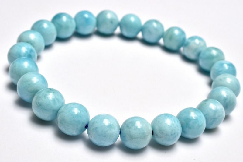 1点物】AA+☆カリブ海の宝石 ラリマー 8mm ブレスレット