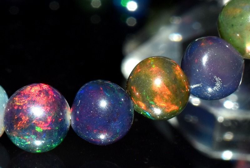 1点物】AAA☆エチオピア産 ブラックプレシャスオパール 5.5mm 