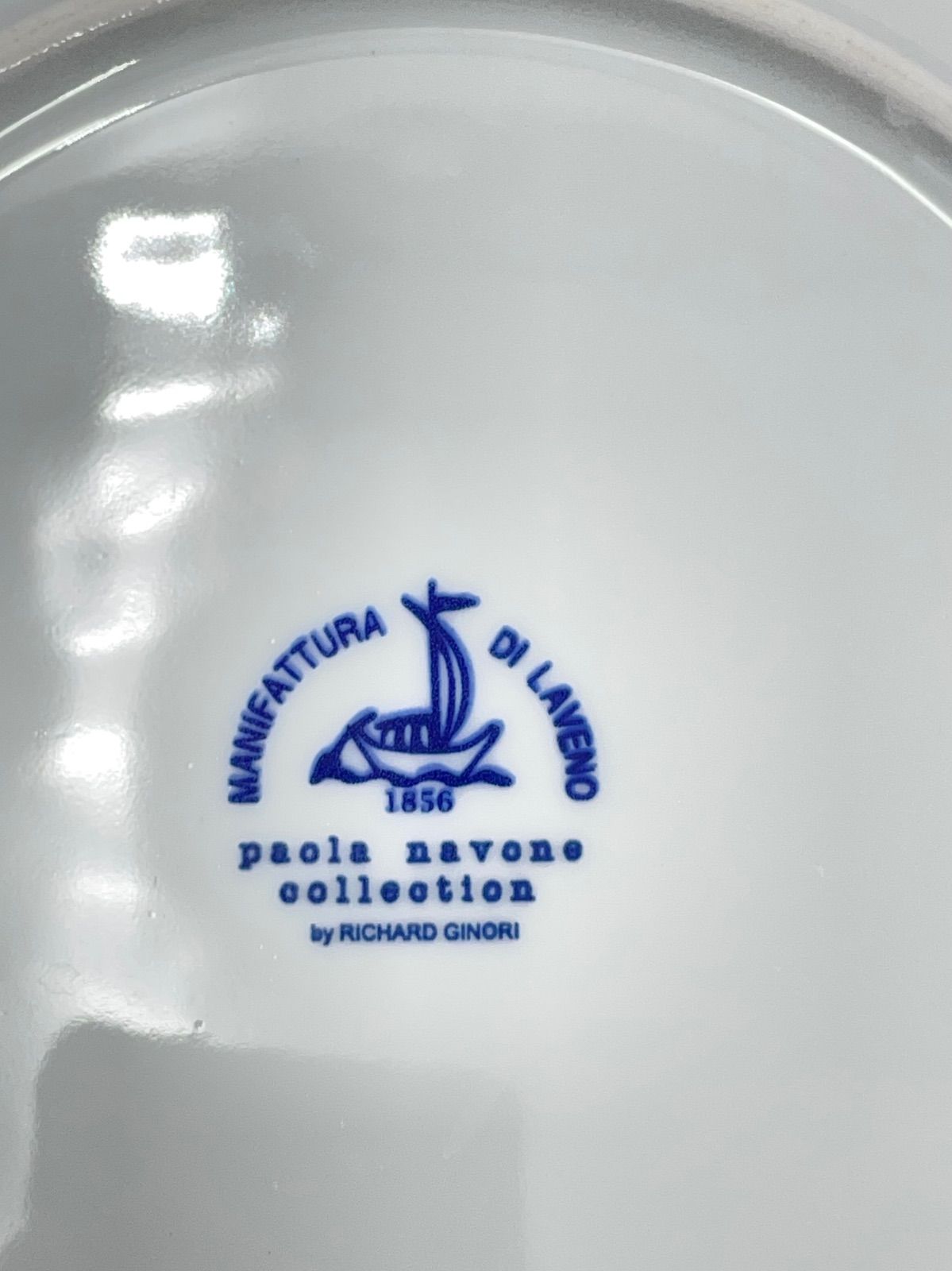 【レア】リチャードジノリ　プレート　パオラ・ナヴォーネ コラボ4枚セット CS2095 リチャードジノリ プレート パオラ・ナヴォーネ コラボ 24cm