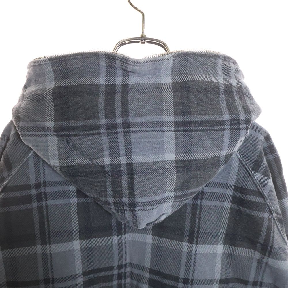 A BATHING APE (アベイシングエイプ) Check Zip Hoodie チェック柄