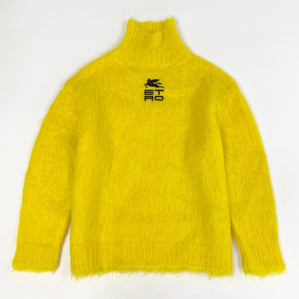 7L22 ETRO エトロ CUBEロゴ ハイネックセーター 22~23AW モヘア