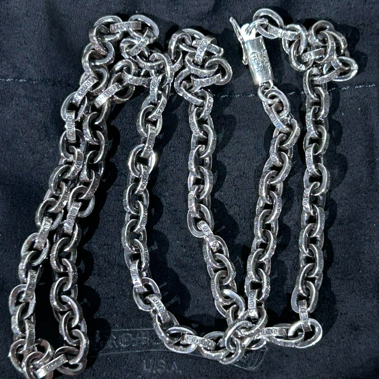 CHROME HEARTS ペーパーチェーン 20インチ クロムハーツ 未使用 新品未使用 Chrome Hearts クロムハーツ 20インチ ペーパーチェーン