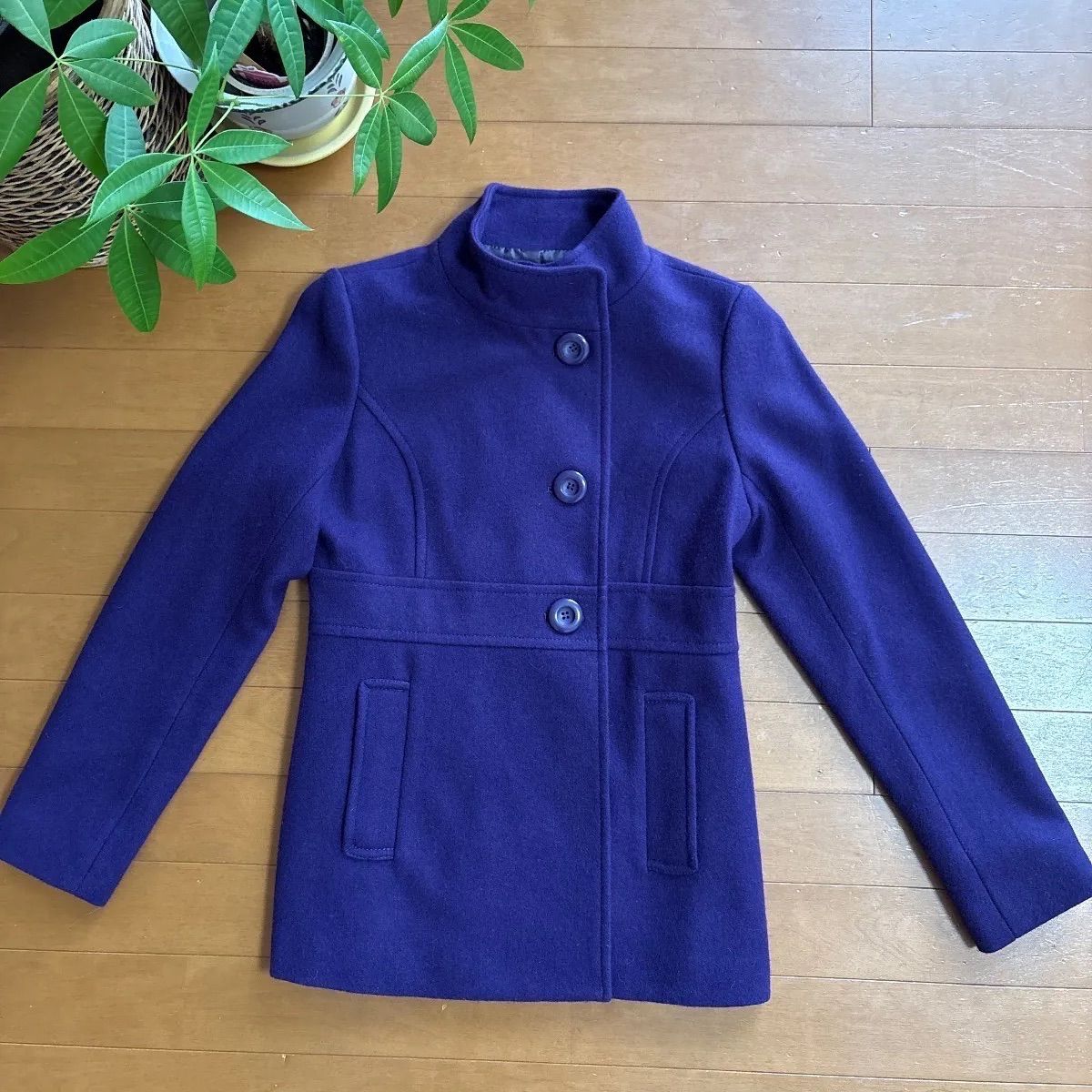 新品未使用 ウールジャケット ブギウギ 紫 38 極美品 - メルカリ