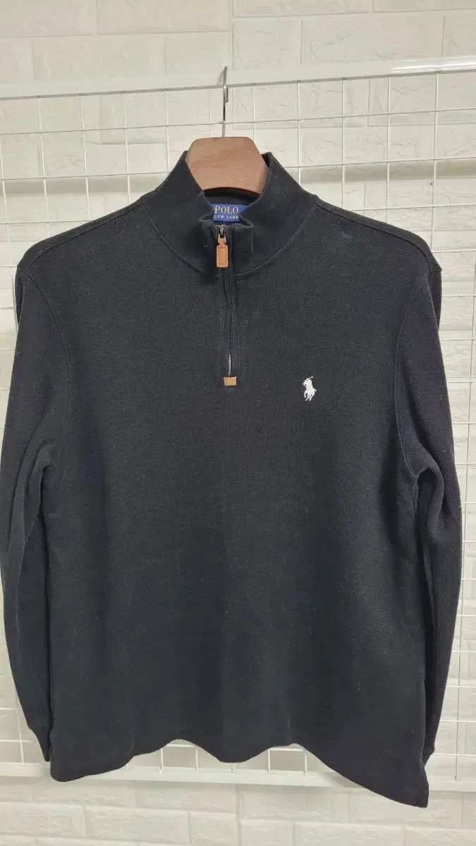 L POLO RALPH LAUREN (ポロラルフローレン) ブラックX白 ロゴ コットン