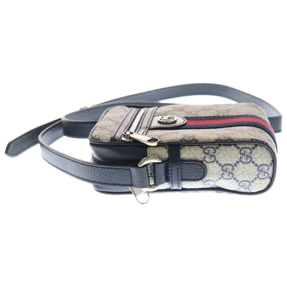 GUCCI (グッチ) GGスプリーム オフディア ショルダーバッグ ベージュ