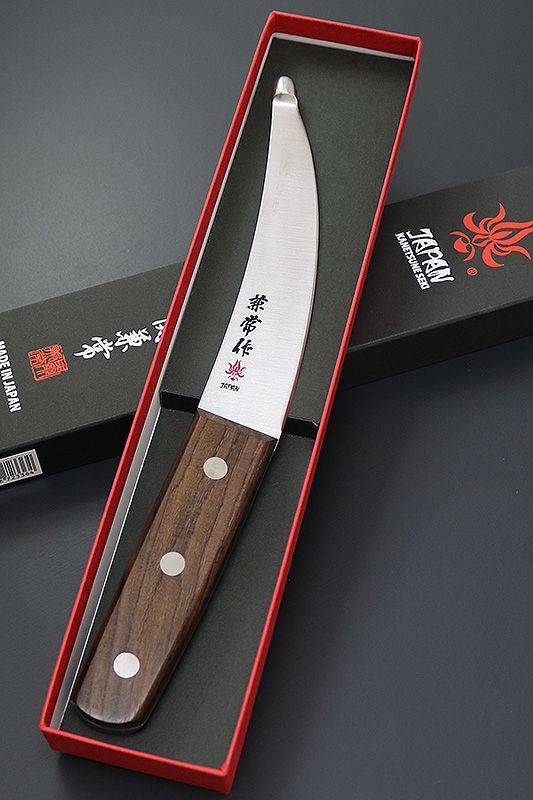 包丁 KC-336 腸サキ & KC-338 骨透 角 セット 関兼常 ローズ柄 - メルカリ