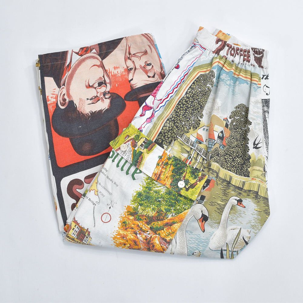 Remakeリメイク テキスタイル パッチワーク デザイン 再構築 ルーズ