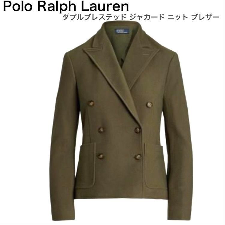 e) タグ付き未使用品 POLO RALPH LAUREN ダブルブレステッド ジャ